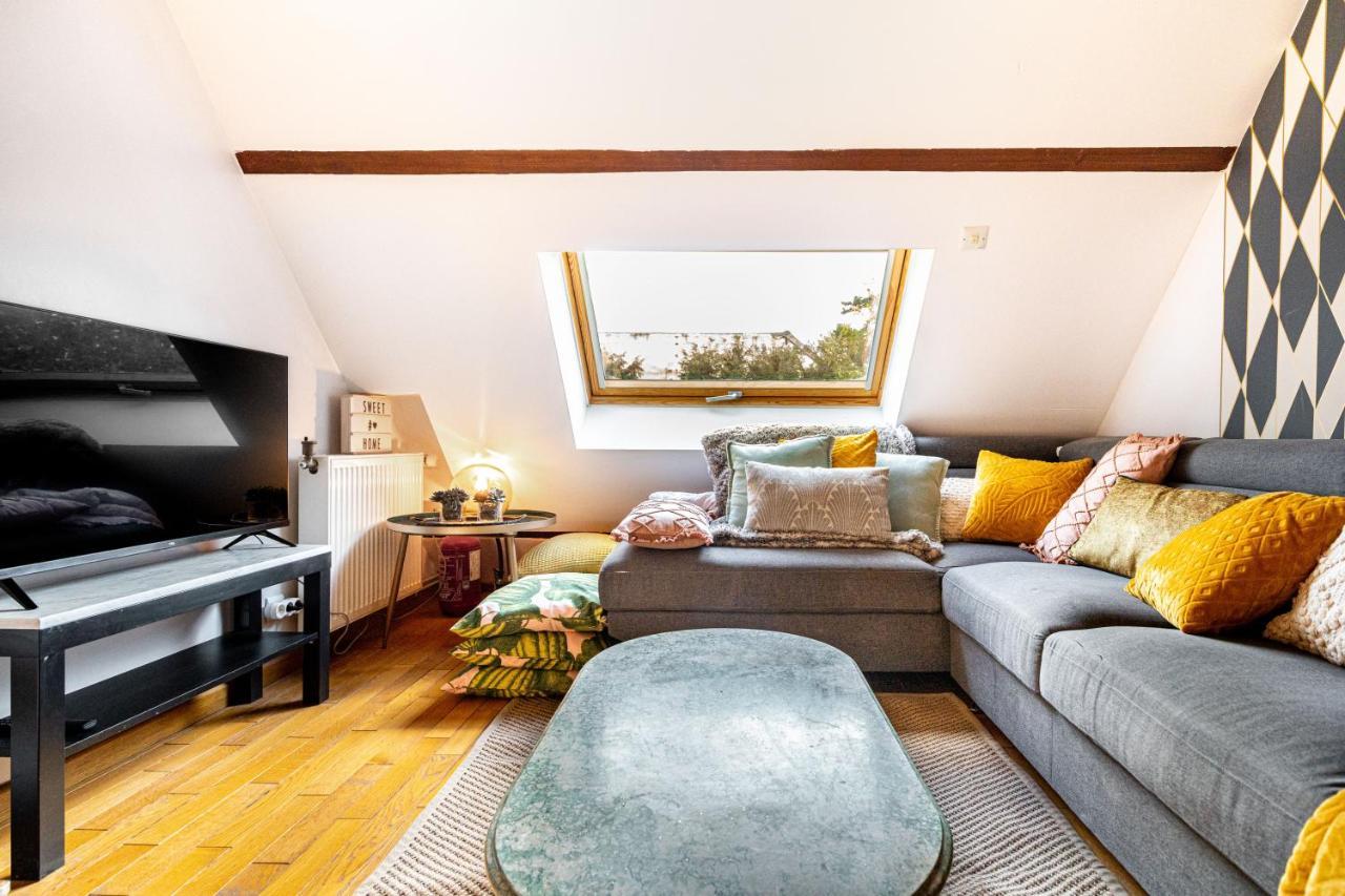 Art & Curiosity Cabinet Style Appartement With Paris View, Villa Des Ammonites Meudon Exterior foto